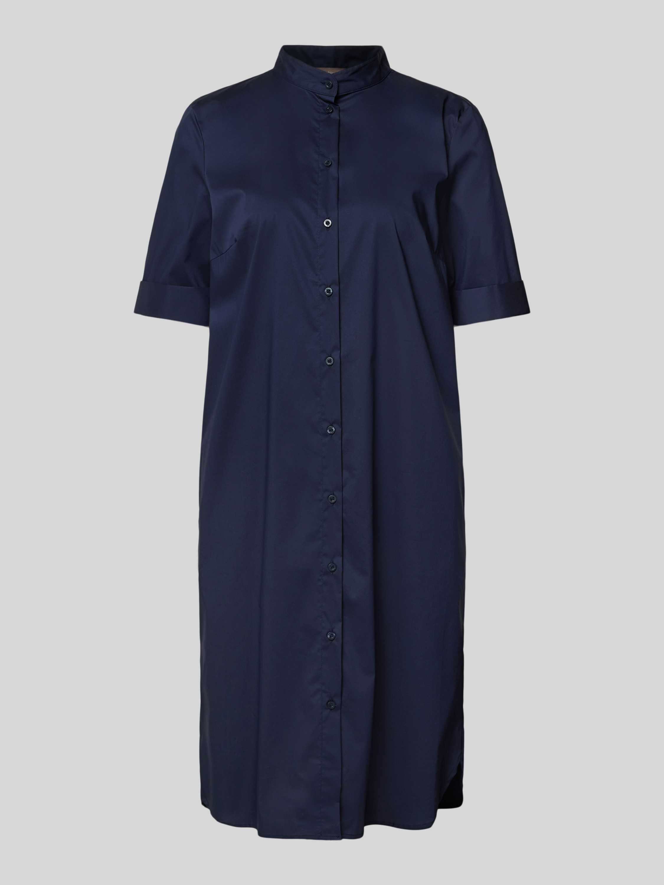 Christian Berg Woman Selection Midi-jurk met opstaande kraag