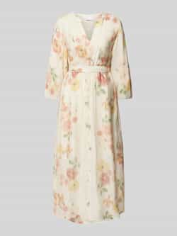 Jake*s Collection Maxi-jurk met strikceintuur