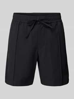 Balr. Regular fit korte broek met vaste persplooien model 'Hex-Series'