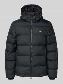 Gant Regular fit gewatteerd jack met logostitching model 'Cloud'
