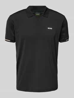 BOSS Green Regular fit poloshirt met labelprint model 'Palle'