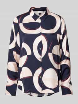 S.Oliver BLACK LABEL Relaxed fit blouse met lange mouwen van pure viscose