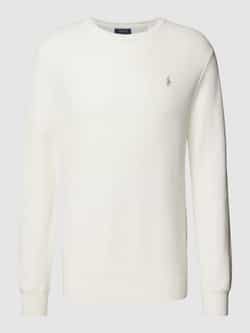 Polo Ralph Lauren Pullover met structuurmotief en labelstitching