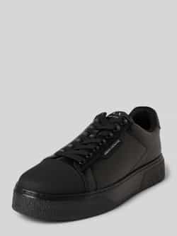 Armani Exchange Sneakers met labeldetail model 'LION'