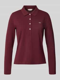 Gant Shirt met lange mouwen en platte kraag