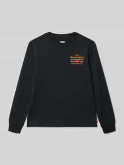 Levi s Kids Shirt met lange mouwen en labelstitching
