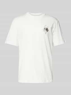 Armani Exchange Minimalistische Tropische T-shirt Beige Heren