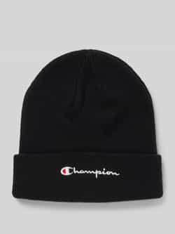 Champion Muts in gebreide look met logostitching
