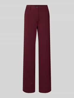 FREE QUENT Straight leg stoffen broek met paspelzakken model 'Nanni'