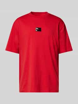 HUGO T-shirt met labelpatch model 'Dugojelly'