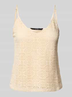 Vero Moda Comfort fit top met bandjes met kant model 'MAYA'