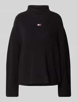 TOMMY JEANS Trui met staande kraag TJW MOCKNECK BADGE SWEATER