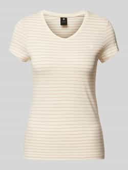 G-Star RAW Stripe Eyben Slim V-Hals Top 2.0 Meerkleurig Dames