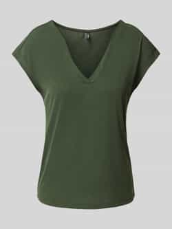 Only Shirt met V-hals ONLFREE S S MODAL V-NEC TOP BOX JRS NOOS