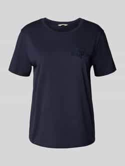 Gant Regular fit T-shirt van puur katoen met logopatch