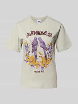 Adidas Sportswear T-shirt met motiefprint en ronde hals