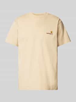 Carhartt Work In Progress T-shirt met labelstitching model 'American Script'
