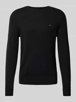 Tommy Hilfiger Wollen pullover met logostitching