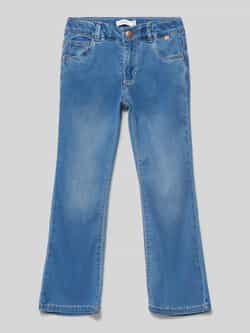 Name it MINI straight fit jeans NMFSALLI light blue denim Blauw Meisjes Lyocell 104