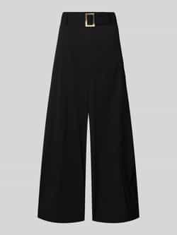 MAC Stoffen broek met riem en steekzakken model 'Carletta'
