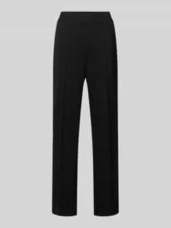 Someday Slim fit stoffen broek met vaste persplooien model 'Curinna'