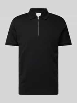 Selected Homme Regular fit poloshirt met ritssluiting model 'FAVE'