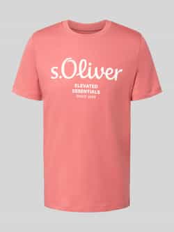 s.Oliver RED LABEL Regular fit T-shirt van puur katoen