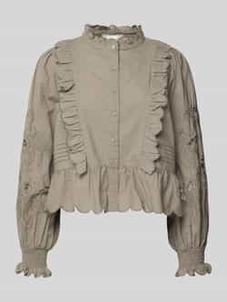 NEO NOIR Blouse met lange mouwen en knoopsluiting