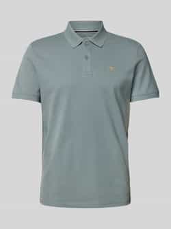 Tom Tailor Regular fit poloshirt van katoen-piqué met logostitching
