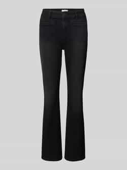 Christian Berg Woman Bootcut fit jeans met riemlussen