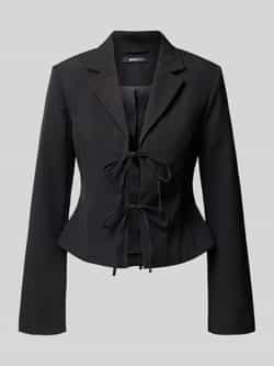 Gina Tricot Slim fit blazer met voorkant om te strikken