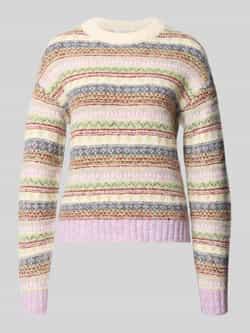 Christian Berg Woman Gebreide pullover met ribboorden
