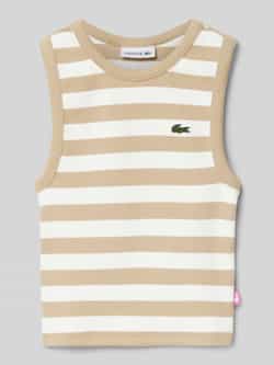 Lacoste Tanktop met logobadge