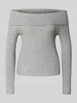 Only Slim fit gebreide pullover van viscosemix model 'KATIA'