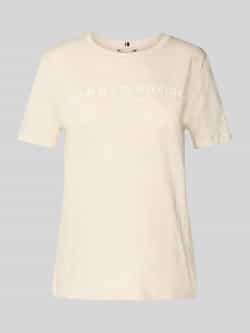 Tommy Hilfiger T-shirt REG CORP LOGO C-NK SS met een logo-opschrift