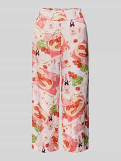 Marc Cain Wide fit stoffen broek met elastische band