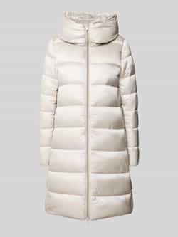 SAVE THE DUCK Gewatteerde lange jas met capuchon model 'LYSA'
