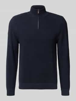 Superdry Gebreide pullover met opstaande kraag