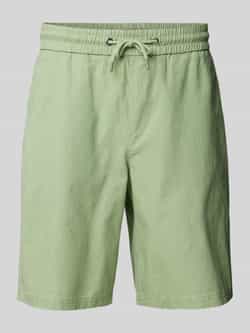 Blend Regular fit sweatshorts van linnenmix model 'BAY'