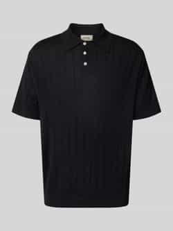 Forét Poloshirt met ribboorden model 'ASTERN'