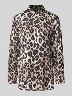 S.Oliver BLACK LABEL Regular fit blouse met lange mouwen van pure viscose