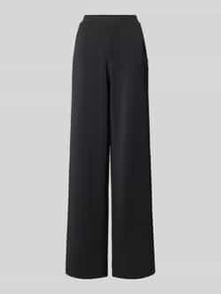 Guess Activewear Wide leg sweatbroek met labelbadge model 'OLYMPE'