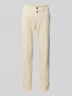 Marc O'Polo Boyfriend fit broek van fijne corduroy van katoenmix
