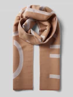 Calvin Klein Modieuze sjaal FRINGES 2-TONES WOOL BLEND SCARF