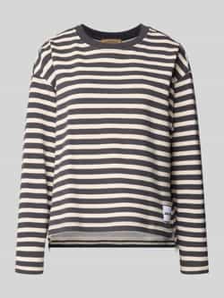 Smith and Soul Sweatshirt met ronde hals en labeldetail