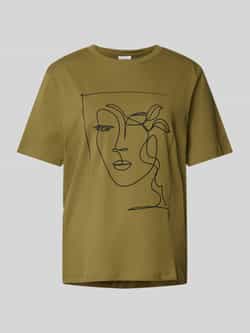 Vila T-shirt met motiefprint model 'SYBILLA'