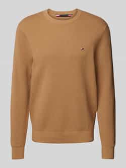 Tommy Hilfiger Gebreide pullover met logostitching