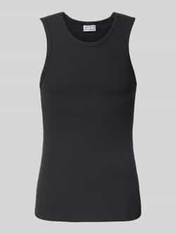 JAKE*S STUDIO MEN Tanktop met ronde hals en labeldetail