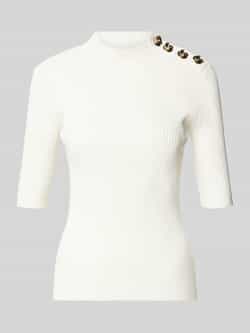 Ted Baker Gebreid shirt met sierknopen en 1 2-mouwen