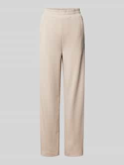 Aim'n Comfy Buttoned Pant Trainingsbroeken in beige formaten: XS